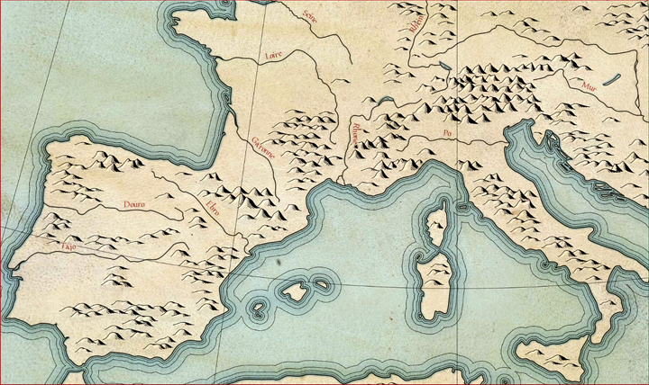 Maulwurfshügel in QGIS