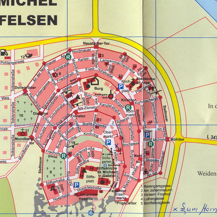 City Map of St. Michel am Felsen